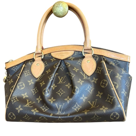 Louis Vuitton Tivoli PM Monogram Canvas Handbag with Natural Leather Trim - Picture 2 of 15